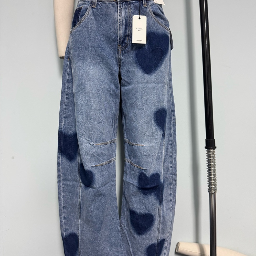 Forever 21 Light Blue Flare Jeans